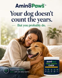 AminoPaws PREMIUM TOTAL HEALTH CHEWS for Dogs — 2-Jar Bundle (120 Chews)